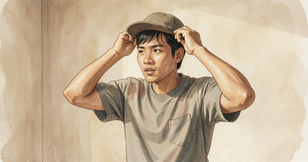 Đội mũ cả ngày có gây hói không? Nghiên cứu nói gì về rụng tóc kiểu androgen, mồ hôi, ma sát, lực kéo và áp lực